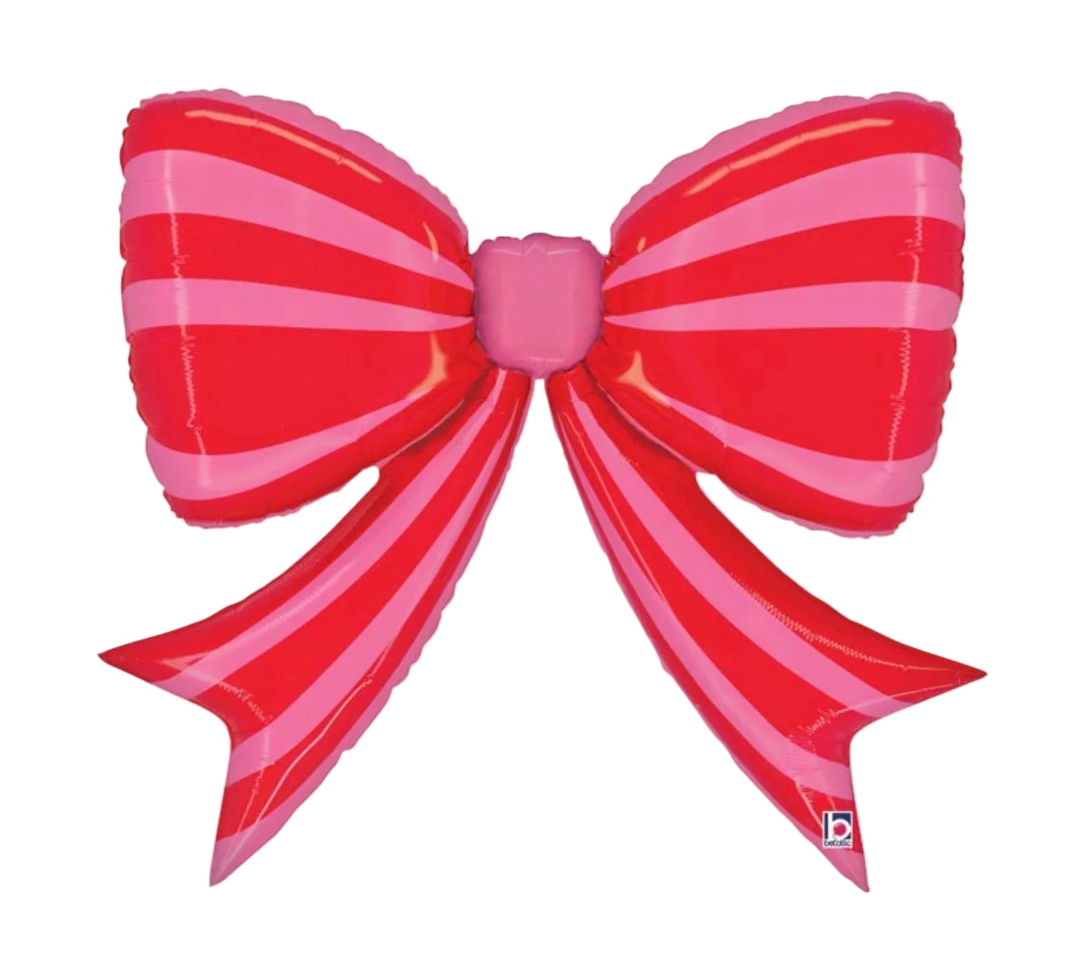 Betallic 41” Striped Red Bow